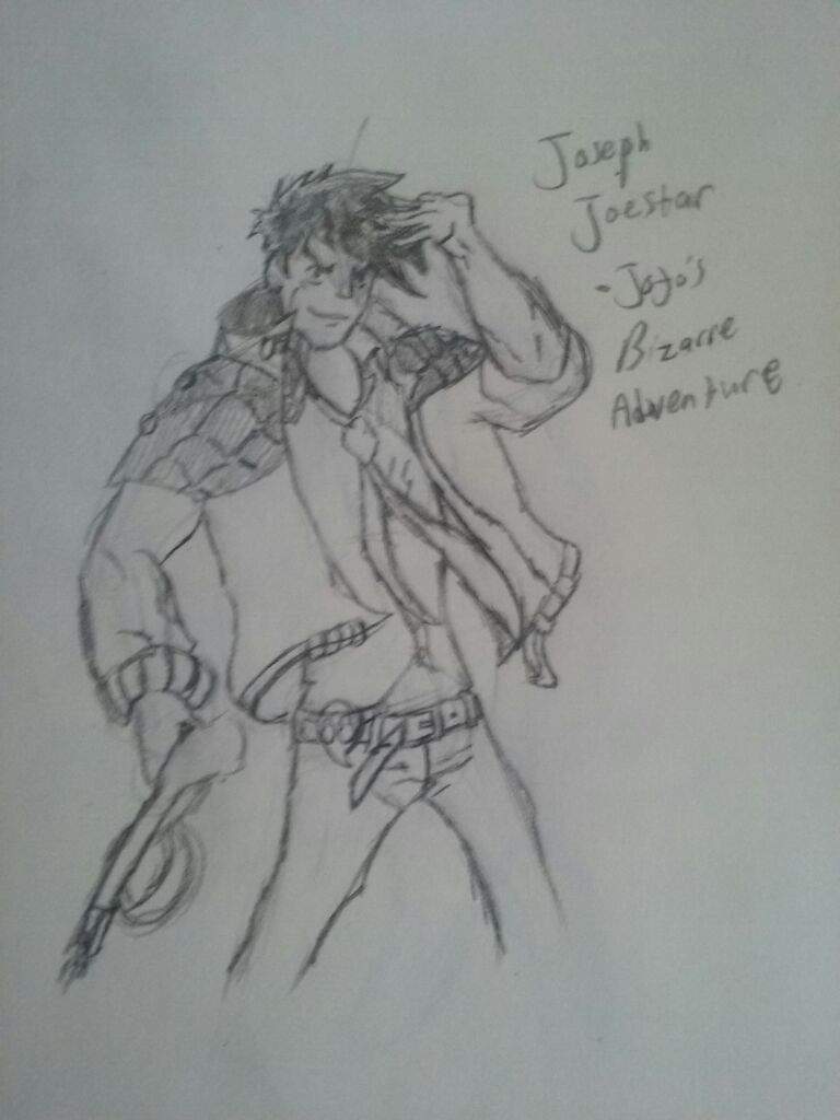 Drawing Joseph Joestar Jojo S Bizarre Adventure Jojo Amino Amino