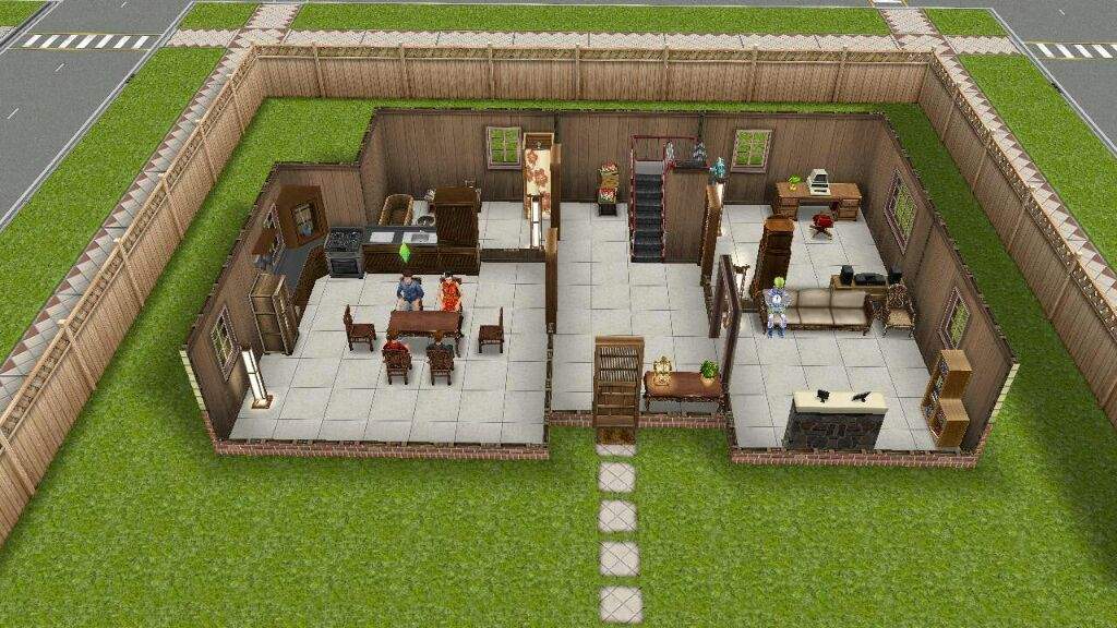 Casa moderna al estilo japonesa | Los Sims Freeplay Amino Amino