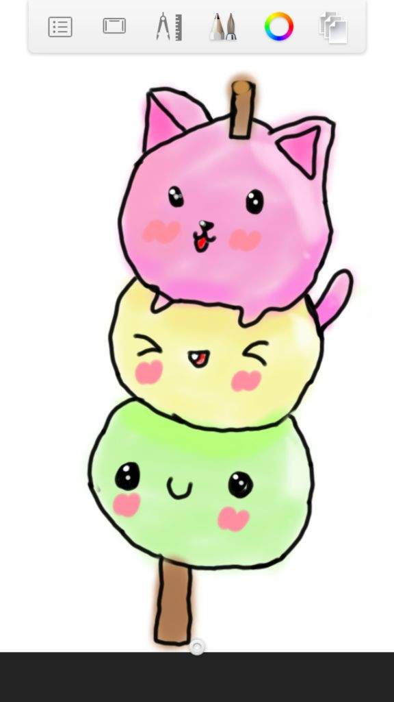 Dibujo de Brochete de gatito Kawaii | 🌸🎀🌈KAWAIILAND🌈🎀🌸 Amino