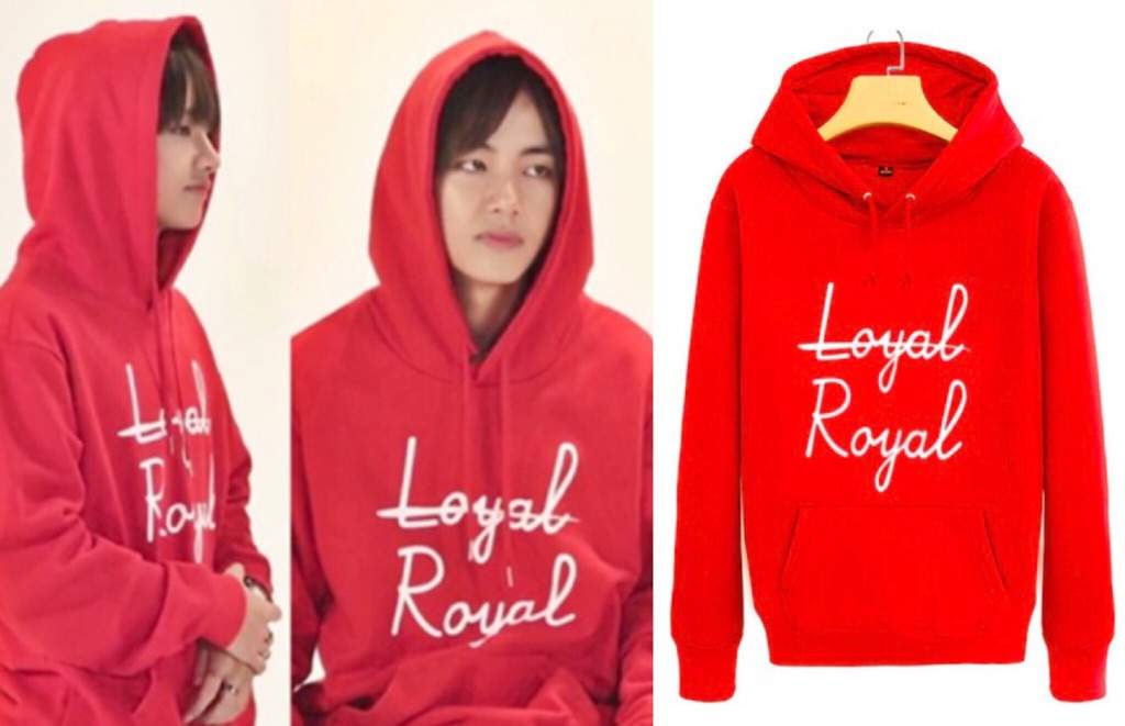 taehyung loyal royal hoodie