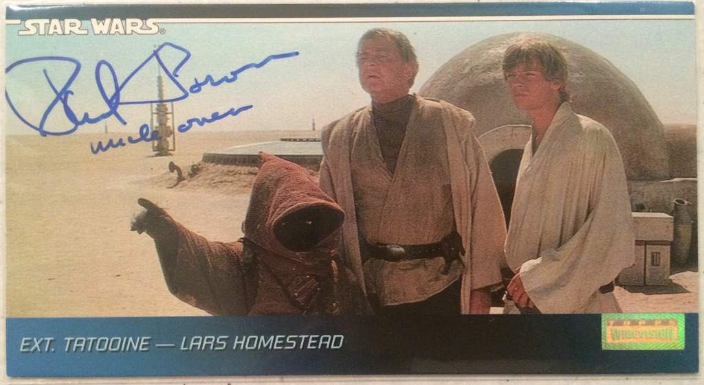 OFFICIAL WEBSITE Phil Brown STAR WARS IV 8x10 signed Photo AUTOGRAPHED 