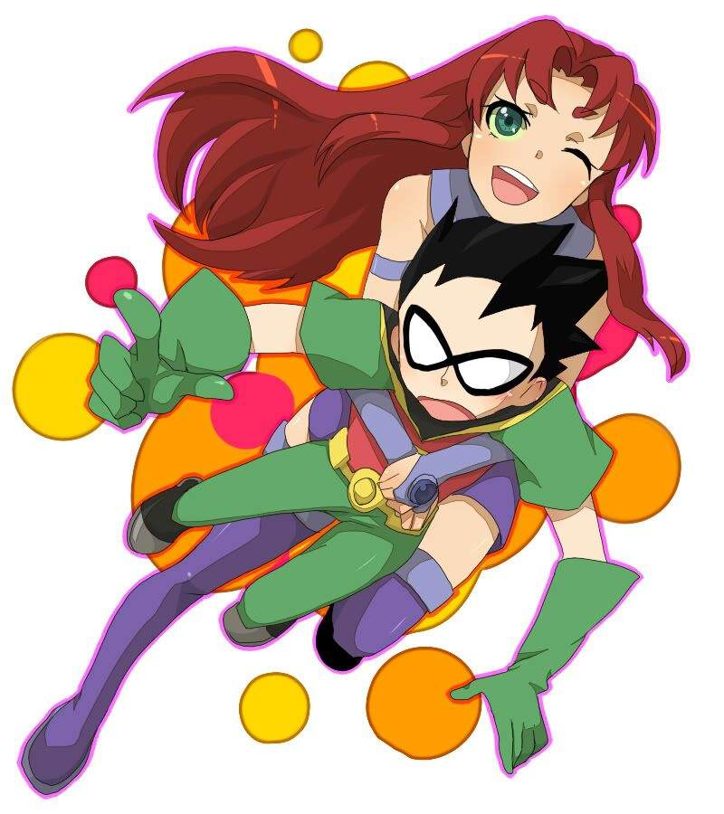 Robin x Starfire | Anime Amino