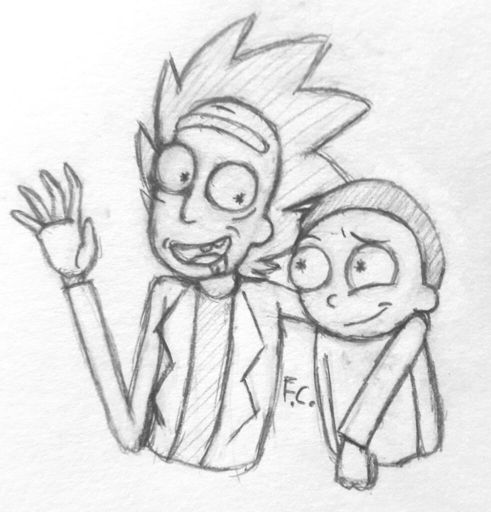 Rick & Morty {Art Request} | Rick And Morty Amino