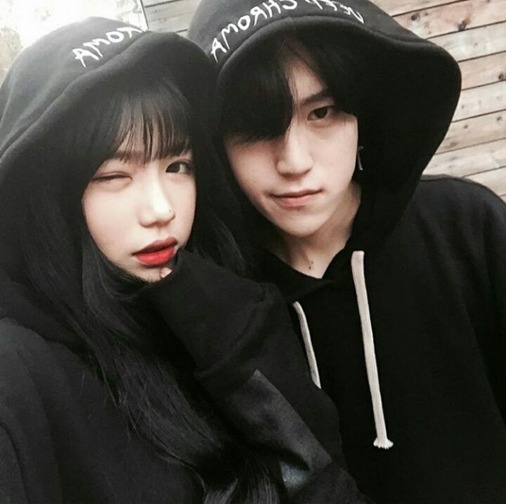 pix Korean Couple Outfits Black couple outfits korean fashion amino