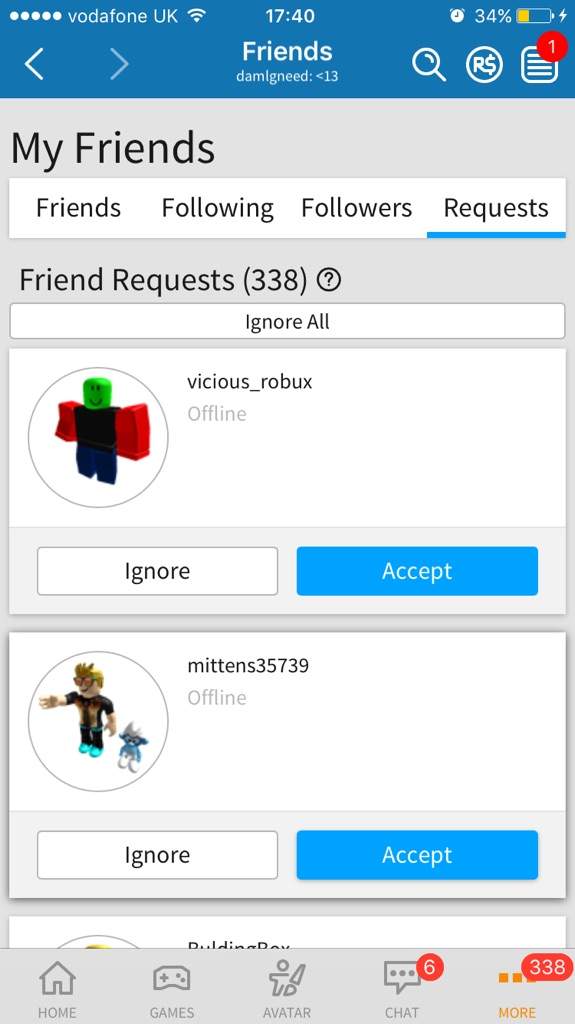 So many friend requests | Roblox Amino