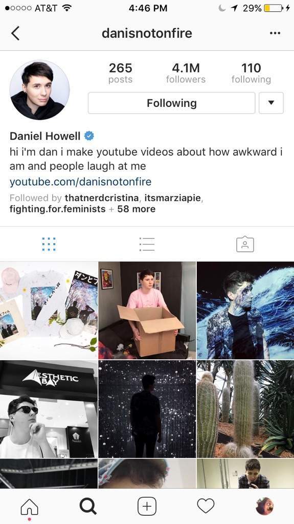 no - danisnotonfire instagram followers