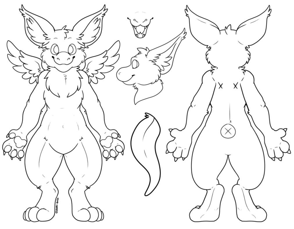 Free Lineart Ref Sheets Wiki Furry Amino