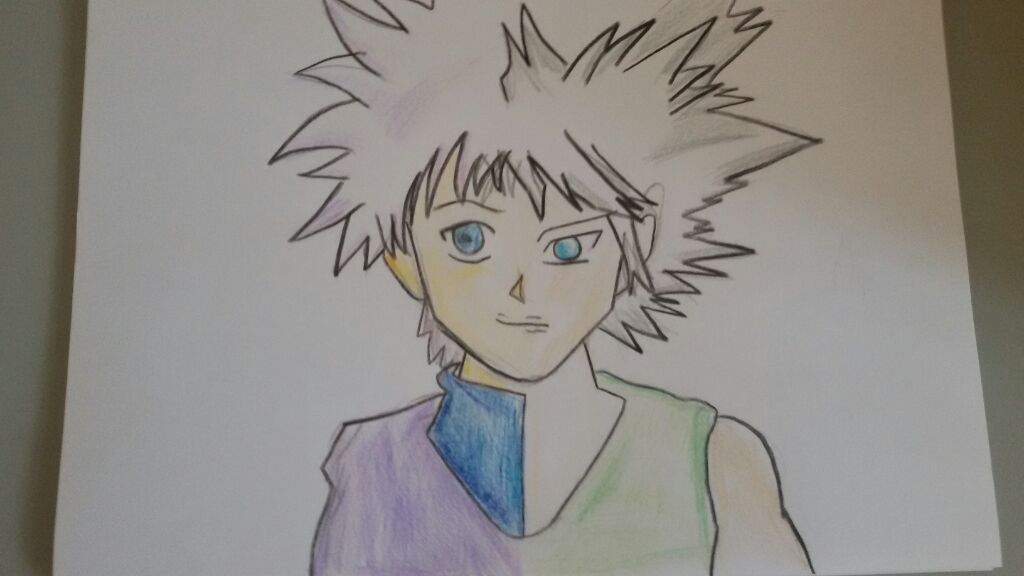 Killua Godspeed Drawing Hunter X Hunter Amino