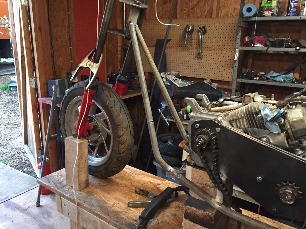 Home made mini motorcycle | Garage Amino