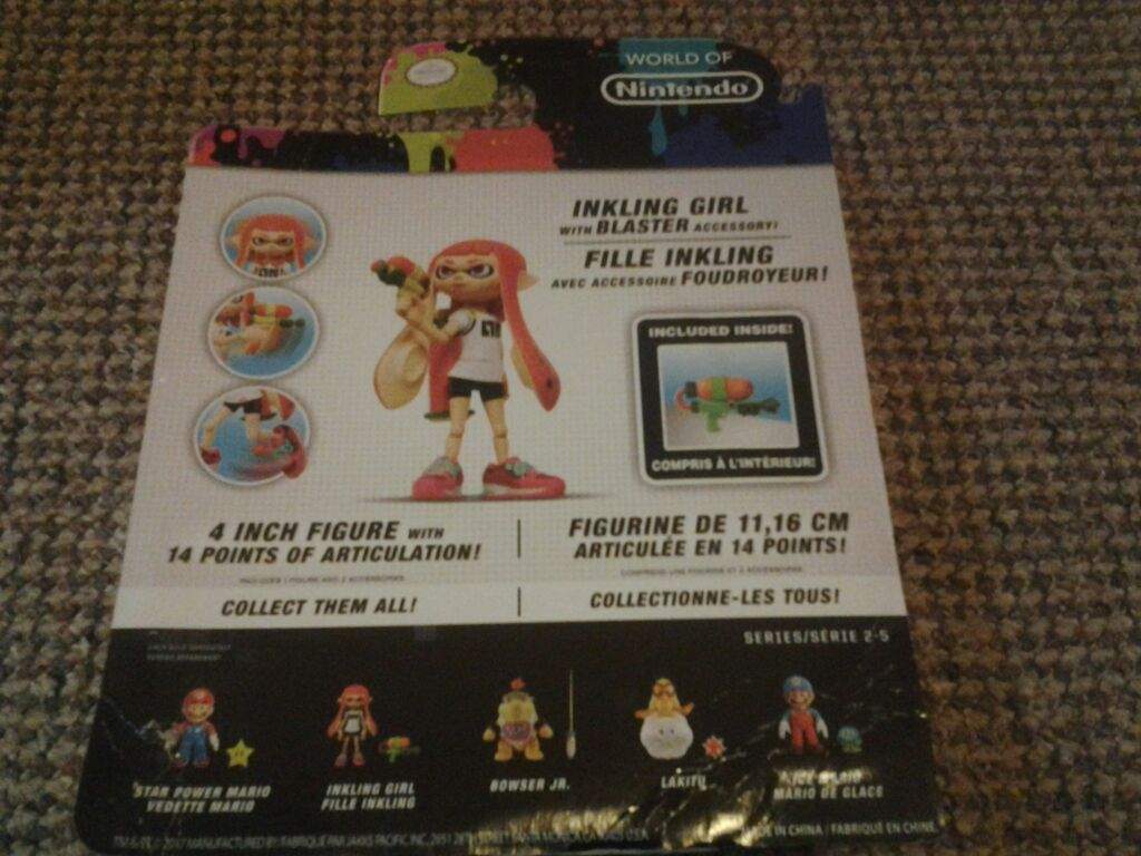 World Of Nintendo Inkling Girl Action Figure Splatoon Amino