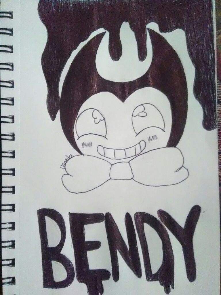 Cute Bendy (drawing) Bendy and the Ink Machine Amino