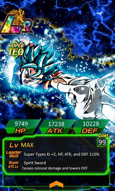 Lr Rosé And Lr Vegito Blue Cards Dokkan Battle Amino