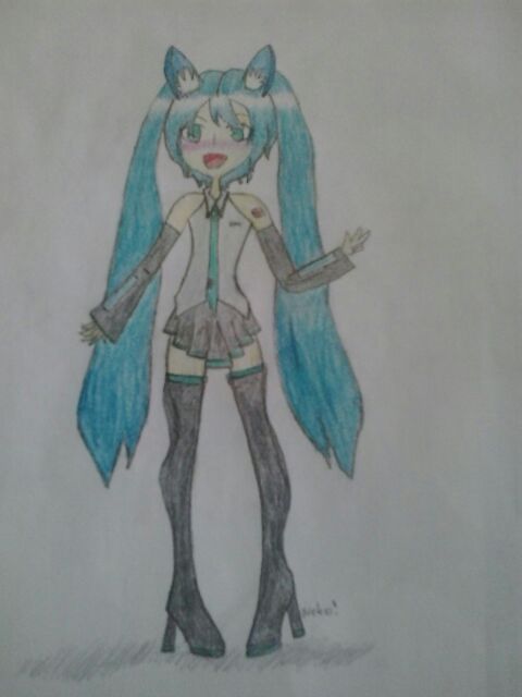 Rysunek Hatsune Miku | Polski Squad; Amino