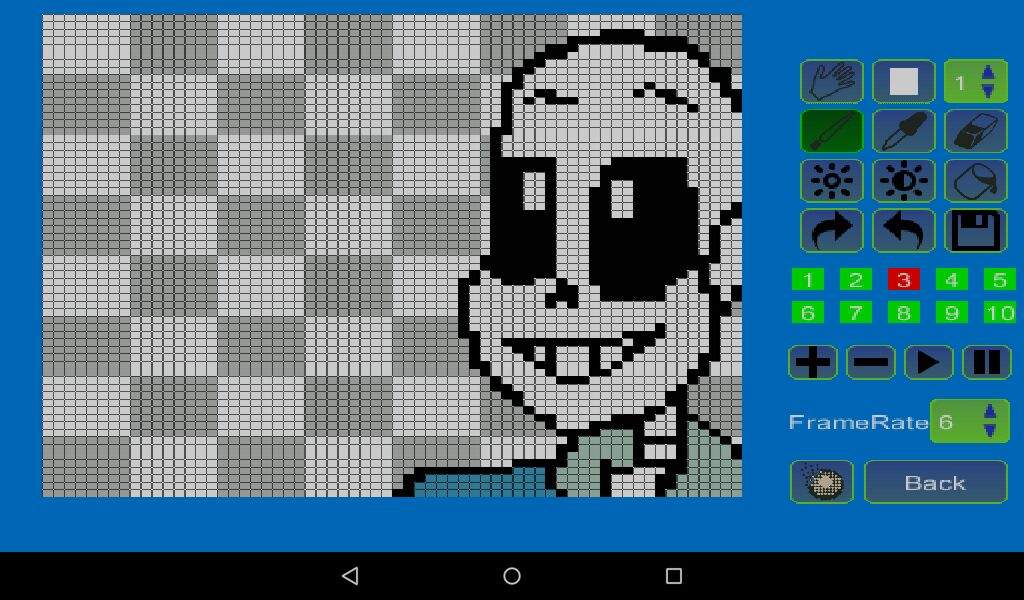 Sans pixel animation thingy | Undertale Amino