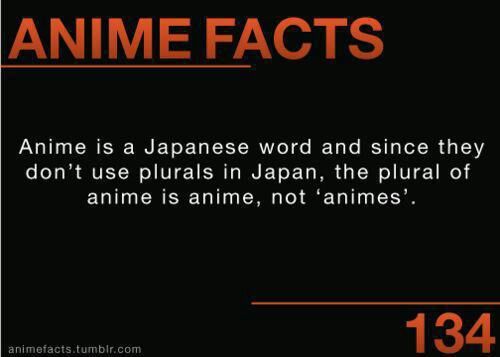 Anime facts | Anime Amino