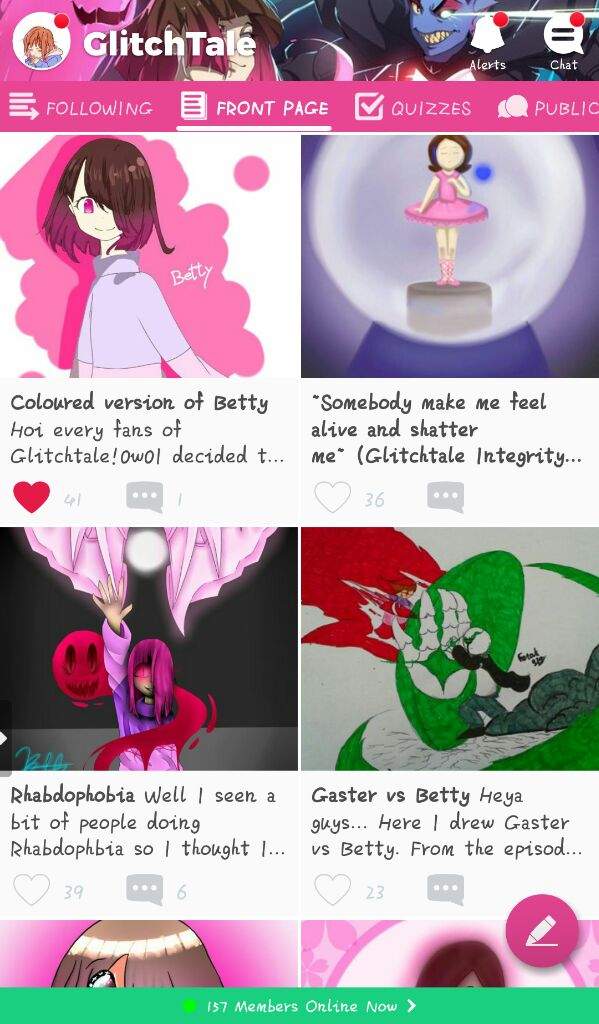 Coloured version of Betty | Glitchtale Amino