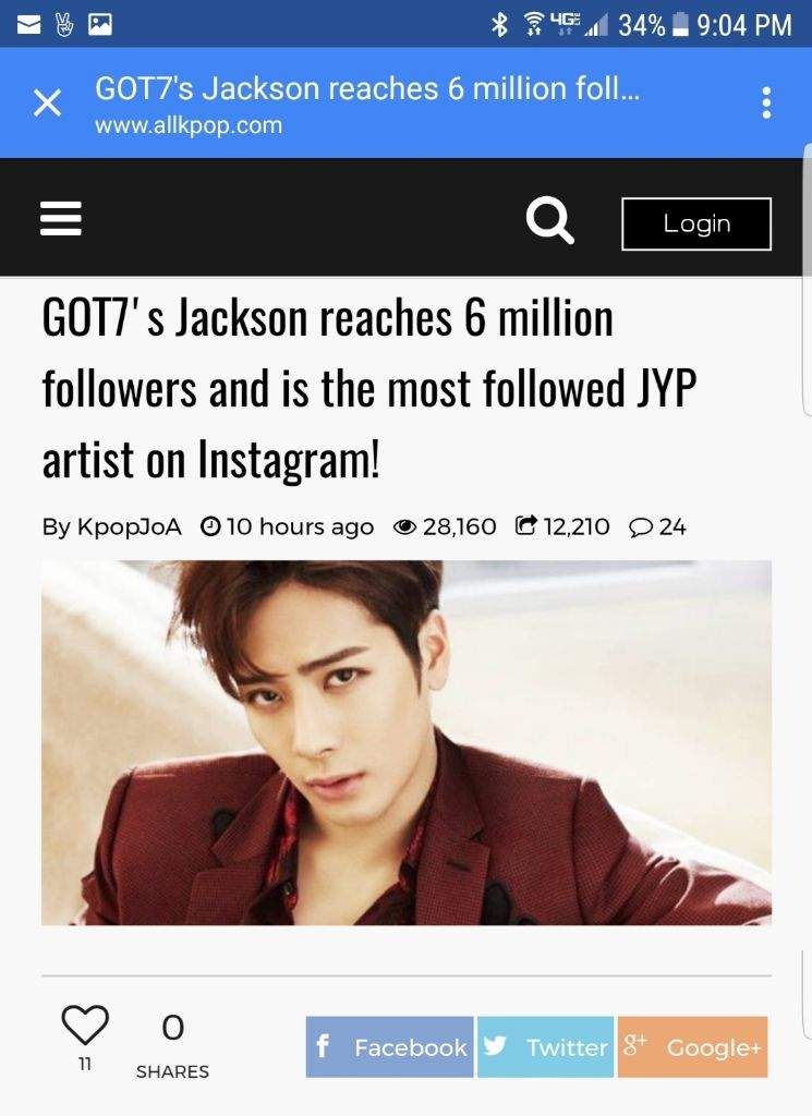 got7 - jackson has over 11 million followers got7 amino