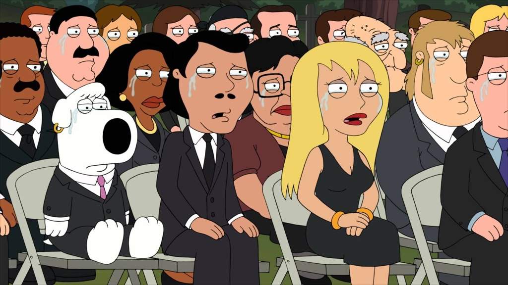 family guy brian funeral