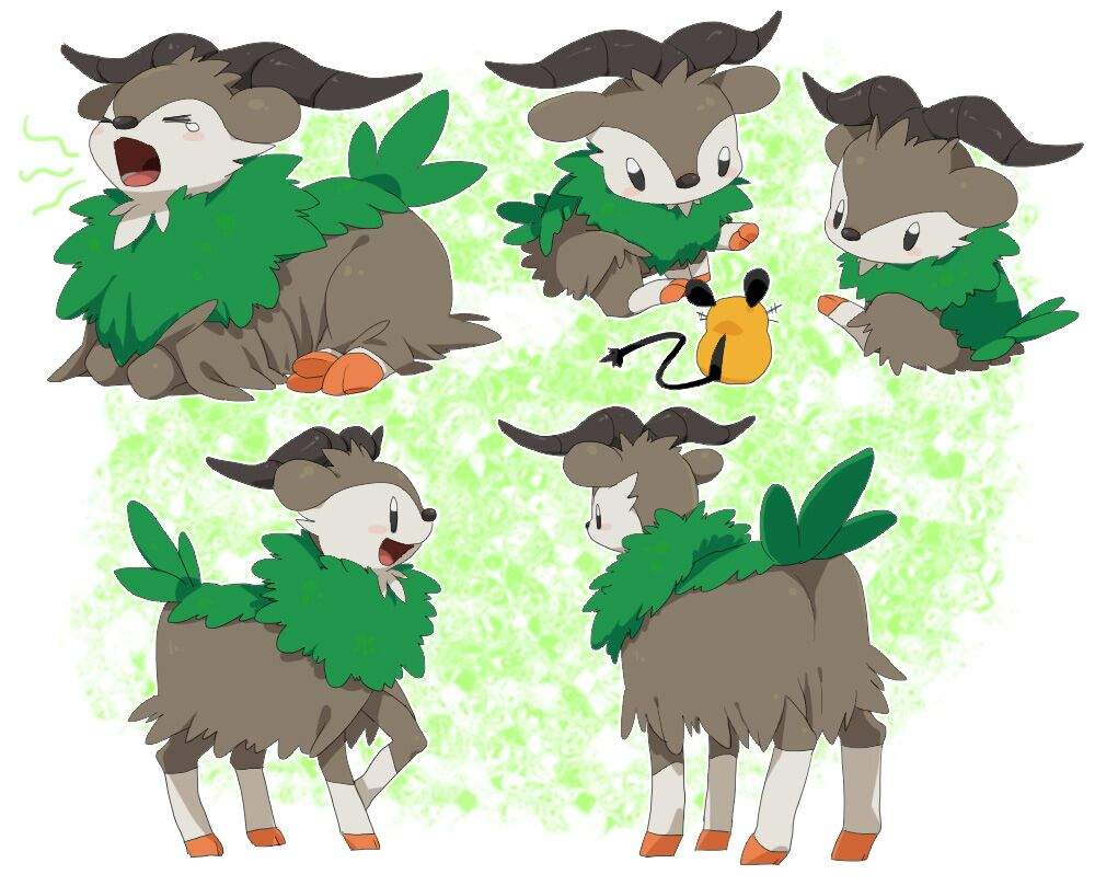 skiddo pokemon plush