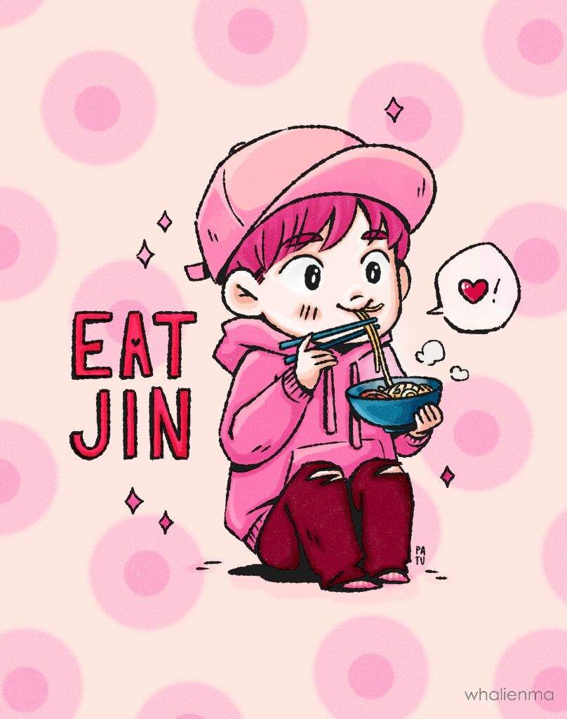 Eat Jin 🍜 BTS Coloring book | Bts Fanart🖌️ Amino