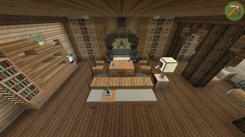 minecraft living room ideas pe