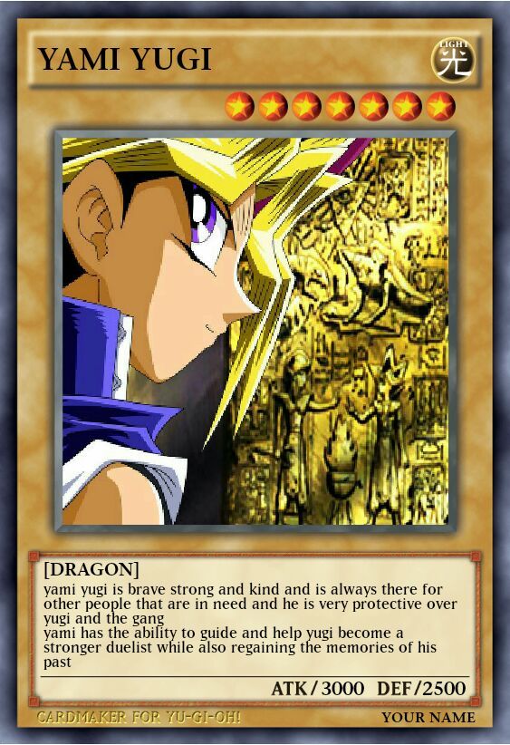 Yami Yugi Card Yu Gi Oh Duelist Amino 