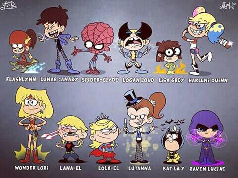 El universo dc y marvel | The Loud House Español Amino