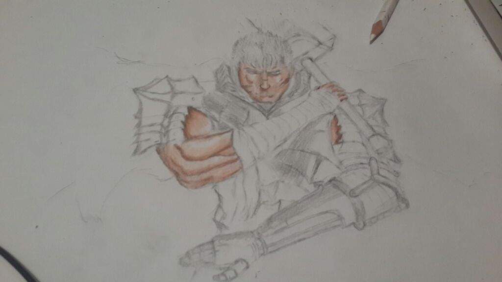 Guts coloured drawing | Anime Amino