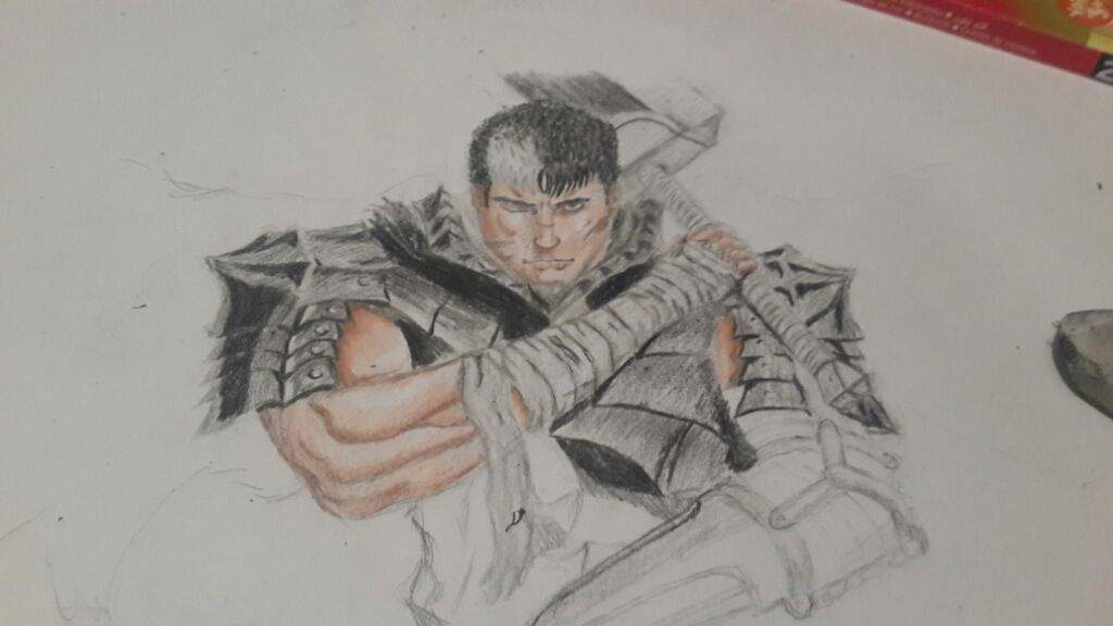 Guts coloured drawing | Anime Amino