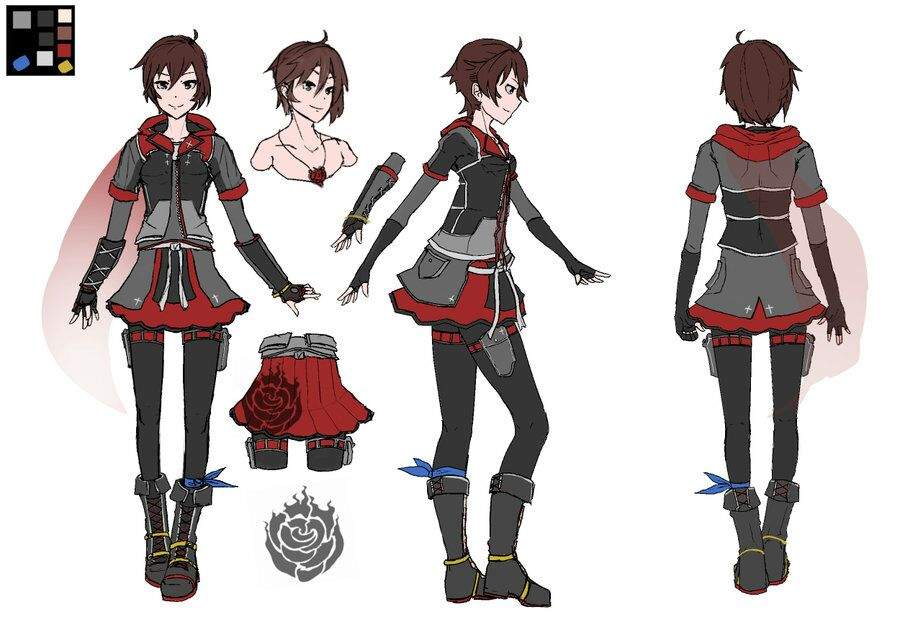 Desertion AU: Ruby's 3rd Outfit.