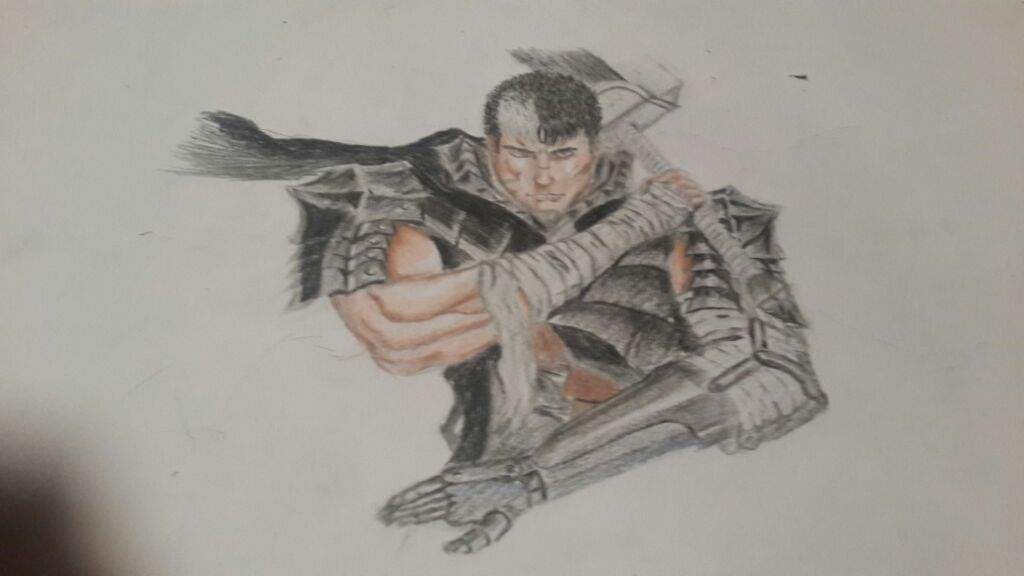 Guts coloured drawing | Anime Amino