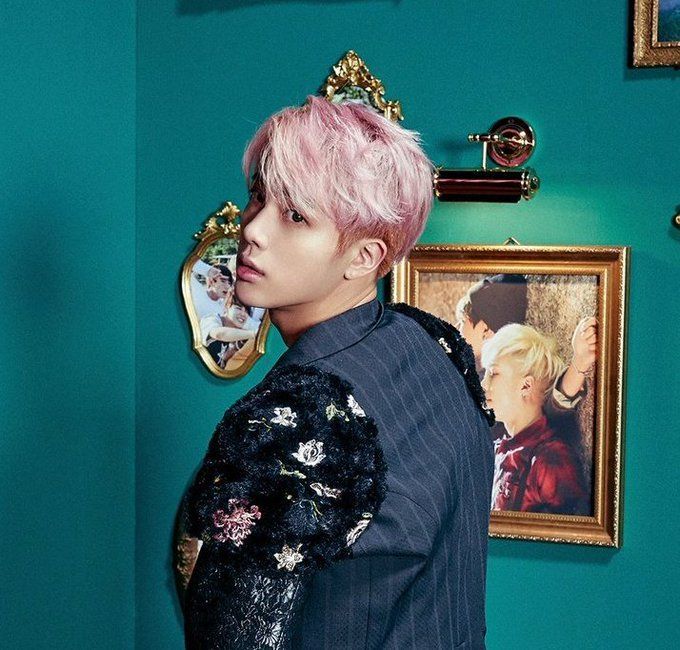 Jin with pink hair | ARMY's Amino