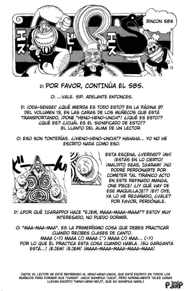 Sbs Tomo 14 Wiki One Piece Revolution Amino