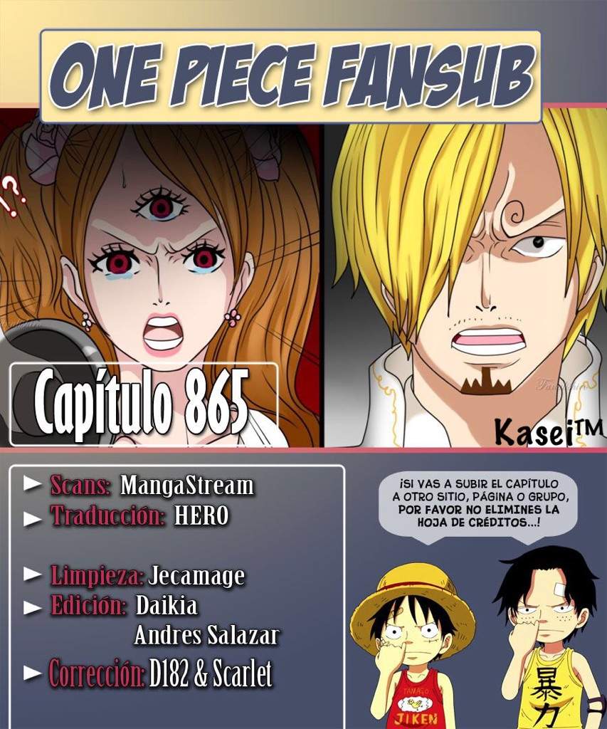 Manga One Piece 865 One Piece Amino