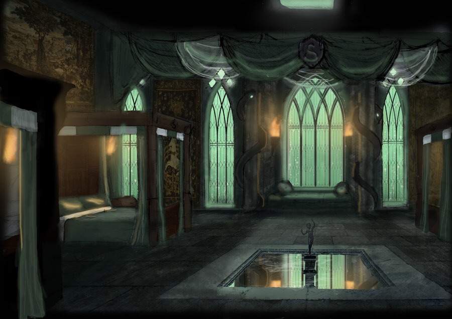 Slytherin Common room | Harry Potter Amino