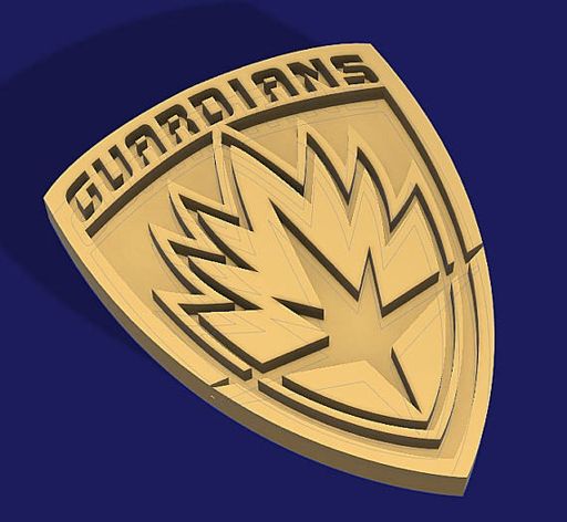 Guardians Of The Galaxy Prop Badge For Cosplay Stl File For 3d Printing Props Replicas Amino