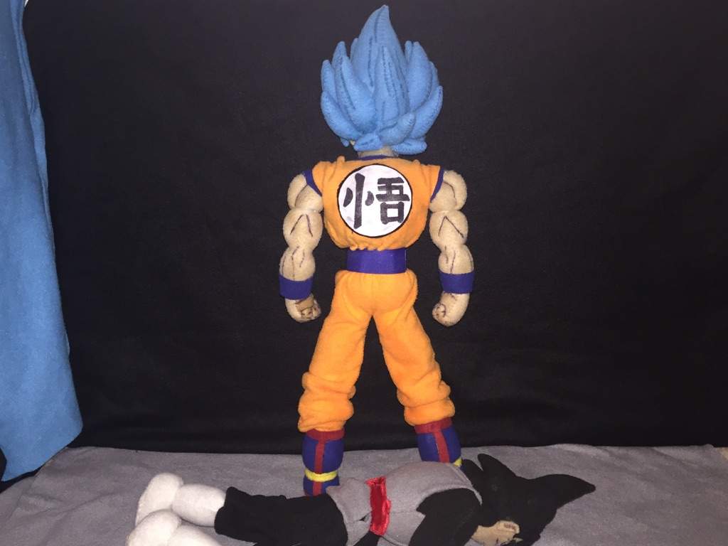 super saiyan blue goku plush