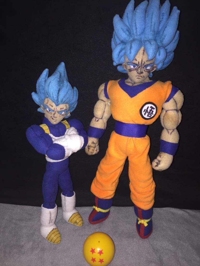 super saiyan blue goku plush