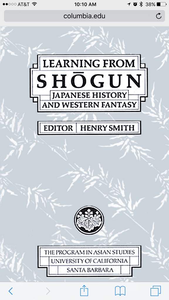 shōgun novel