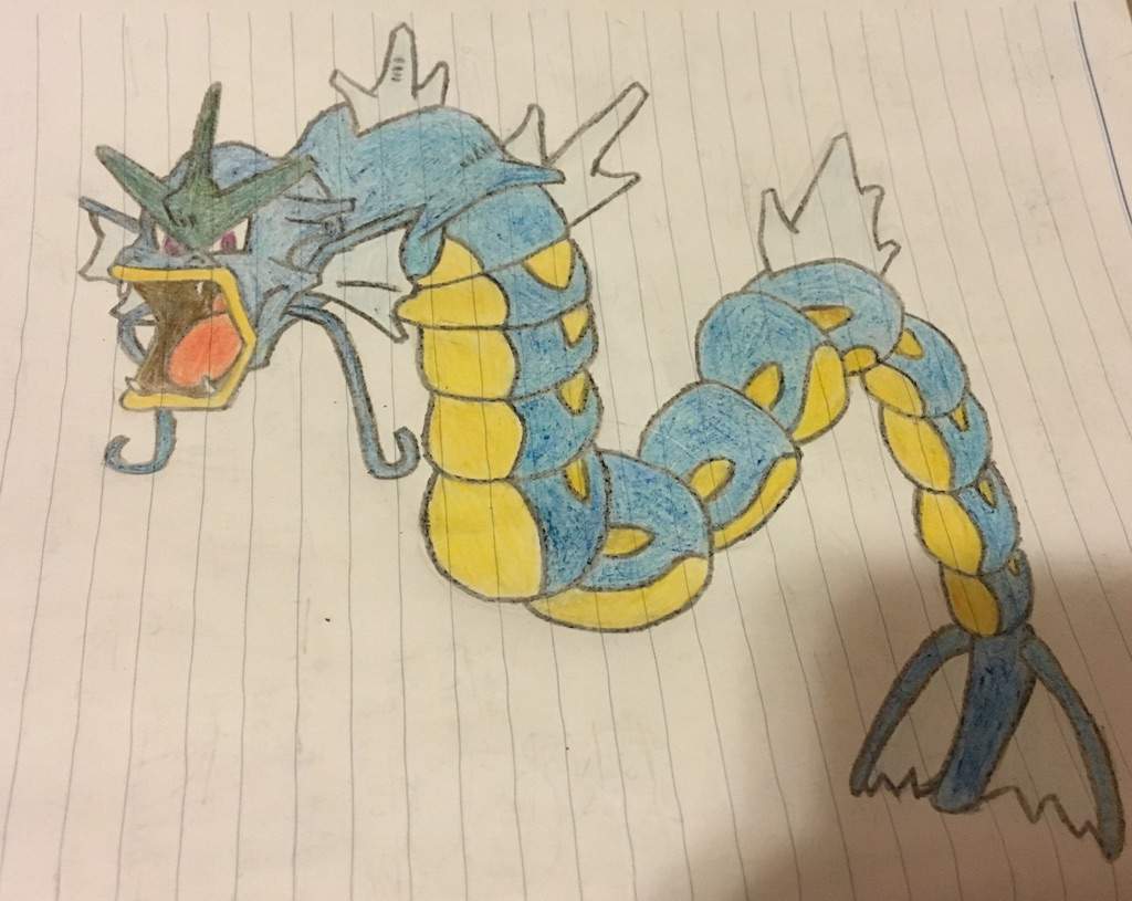 Gyarados Drawing | Pokémon Amino