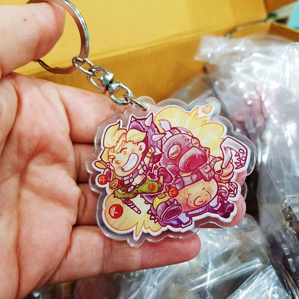 overwatch mercy keychain