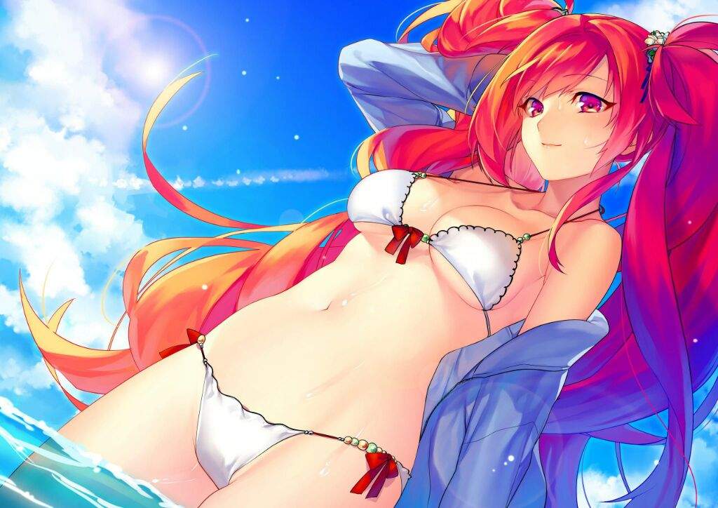 Anime bikini girl