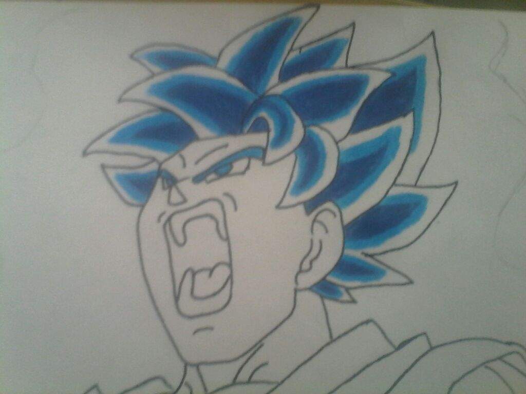 Goku ssj blue Kaioken dibujo | DRAGON BALL ESPAÑOL Amino