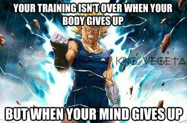 be like vegeta