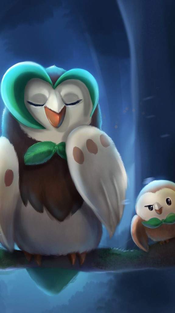 Wallpaper Pokemon Rowlet - Bakaninime