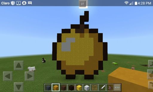 Píxel art de manzana de oro | Minecraft Amino • Crafters Amino