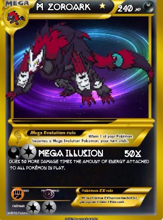 Custom Mega Zoroark Card Pokemon Trading Card Game Amino