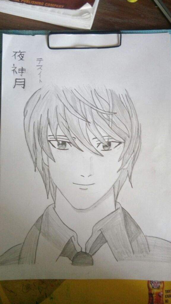 Light Yagami Death Note Fan Art Anime Amino