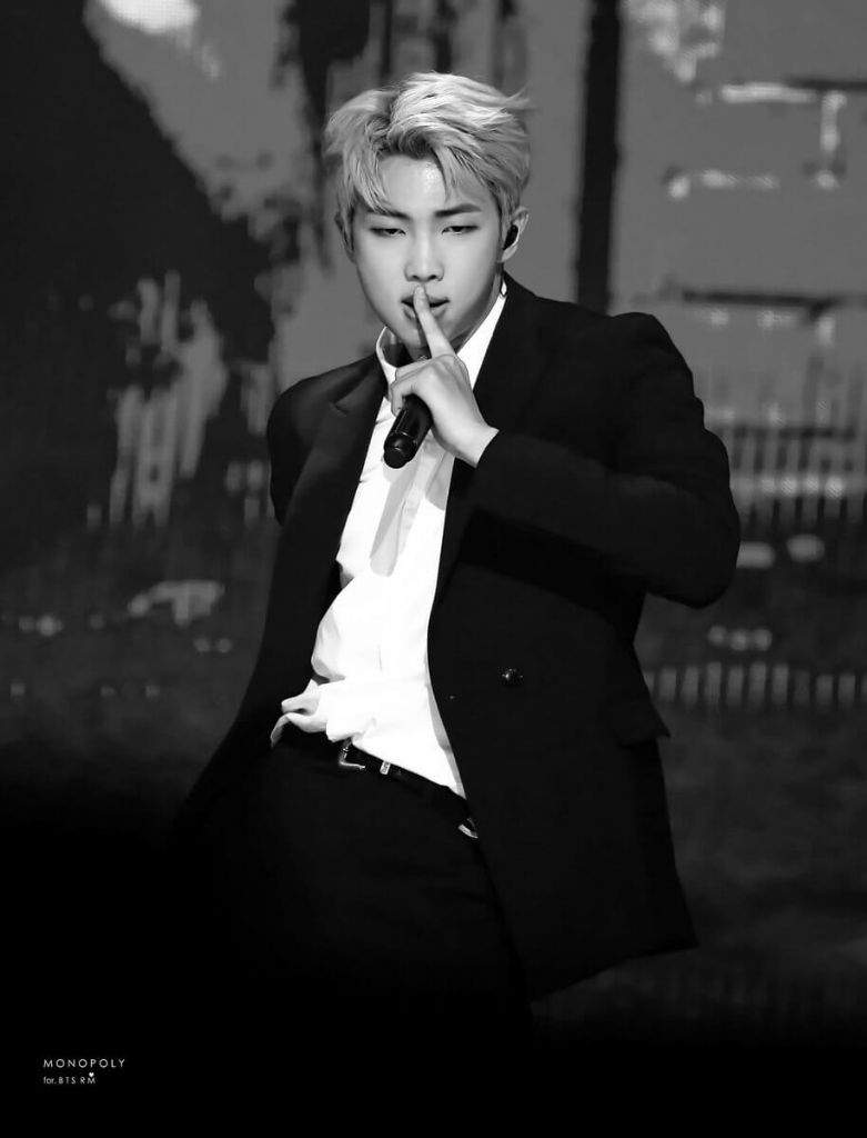 Black and white RM concept | ARMY's Amino