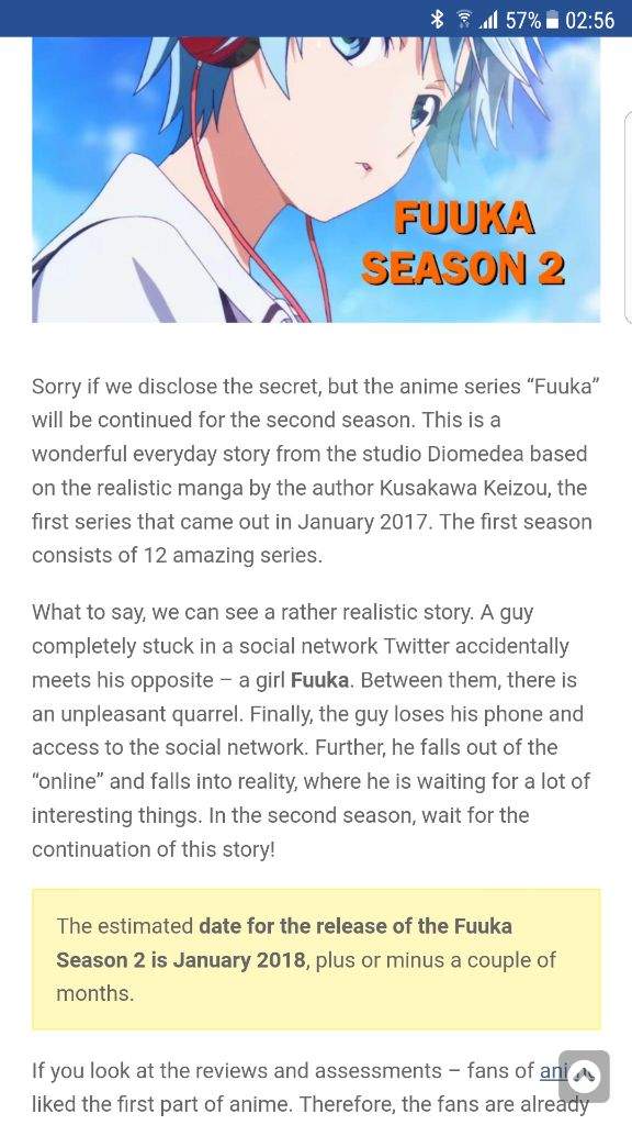 Fuuka S2 Anime Amino
